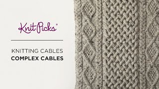 How to Knit Complex Cables  Knitting Tutorial [upl. by Cyndie]