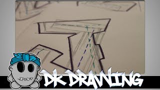 Graffiti Tutorial for beginners  Simple Letters 1 [upl. by Alak397]