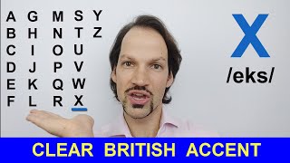 How To Pronounce The English Alphabet BRITISH PRONUNCIATION [upl. by Bolten]