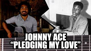 PLEDGING MY LOVE  JOHNNY ACE w Lyrics amp Chords  Marcos Singalong [upl. by Norvil]