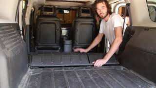 Back Seat Removal  Overlanding Hummer H3 [upl. by Sinne]