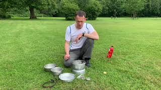 SBHSDofE Using a Trangia stove with meths [upl. by Boothman]