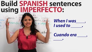 Learn Spanish Tenses Use IMPERFECTO to talk about your past [upl. by Nnylrefinnej567]