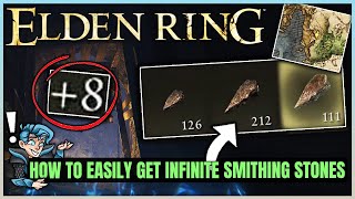 Elden Ring  How to Get INFINITE Smithing Stones 1 2 amp 3  Fast Smithing Stone Farm Guide [upl. by Amrita984]