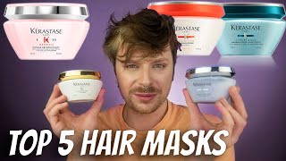 KERASTASE TOP 5 MASKS  Which Hair Mask Is The Best  Best High End Hair Mask  Hair Mask Review [upl. by Etam]