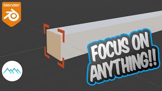 Focus On Anything in Blender No Numpad Needed [upl. by Sredna]