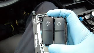 Mercedes W212  How To Change Button ESM [upl. by Nosnehpets795]