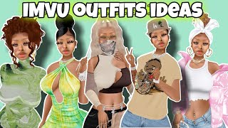 6 Baddie Outfits Ideas  IMVU [upl. by Ahsiak772]