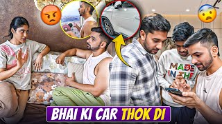 Bhai ki car ka hua accident [upl. by Needan]