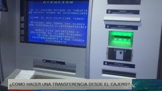 ¿Cómo hacer una transferencia desde el cajero [upl. by Lockwood]