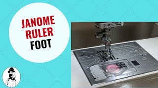 Janome Ruler Foot [upl. by Cirre]