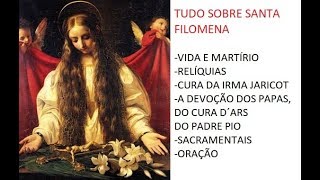 SANTA FILOMENA O vídeo mais completo [upl. by Ogata]