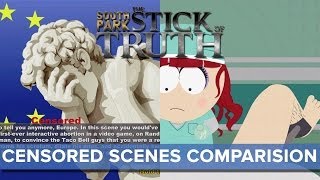 South Park TSoT Censored Scenes Comparison SPOILERS  Eurogamer [upl. by Sylram409]