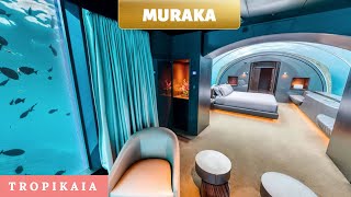 THE MURAKA Maldives Underwater Hotel Room Inside Look [upl. by Della597]