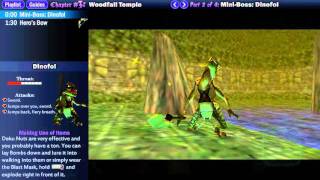 Legend of Zelda Majoras Mask Walkthrough 03 24 quotWoodfall Temple Dinofolquot [upl. by Anglim]