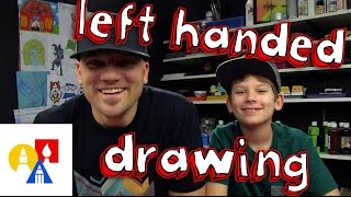 Left Handed Drawing Challenge  SYA [upl. by Adrianna434]