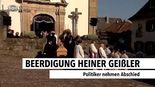 Beerdigung von Heiner Geißler  RON TV [upl. by Niabi760]