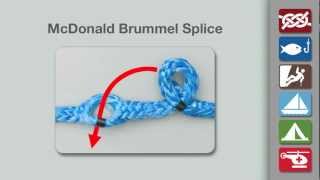 McDonald Brummel Splice  How to Tie a McDonald Brummel Splice [upl. by Rasla926]