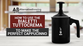 How to Use the Bialetti Tuttocrema Milk Frother [upl. by Aihsel]