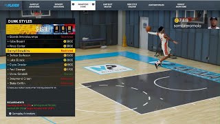 NBA 2K22 All Dunk Animations [upl. by Nesbitt953]