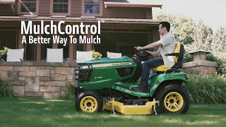 MulchControl™  John Deere X700 Series Tractors [upl. by Ilamad243]