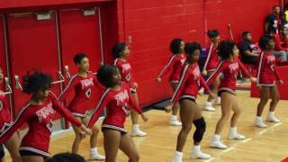 WSSU Cheerleaders College Stomp and Shake Cheers Chants and Dances [upl. by Thisbee]