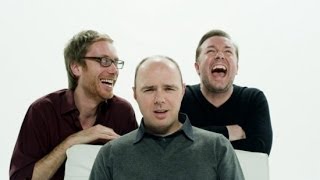 Ricky Gervais Steve Merchant and Karl Pilkington Bonus Podcast Rare [upl. by Xanthe]