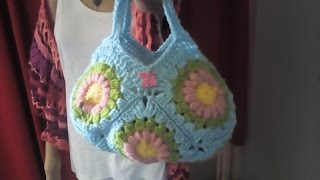 Haken  tutorial 214 grannytasje [upl. by Hellman]