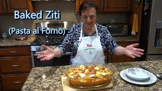 Italian Grandma Makes Baked ZitiRigatoni Pasta al Forno [upl. by Amsirahc]