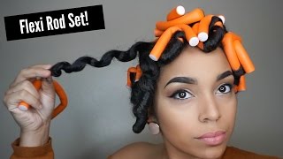 How To Flexi Rod Set  Natural Hair [upl. by Mavis]