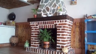 Como hacer una Chimenea  How to make a fireplace [upl. by Zuliram]