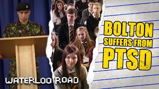 Bolton Smilie Suffers from PTSD MidAssembly  Waterloo Road [upl. by Ahsilak]