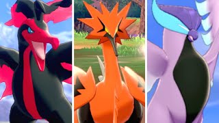 Pokémon Sword amp Shield Crown Tundra  Catching All Legendary Birds [upl. by Abbot]