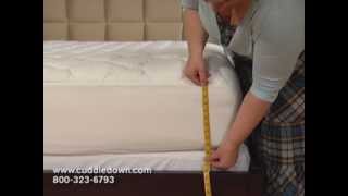 How To Measure Your Bed For A Fitted Sheet [upl. by Allemat830]