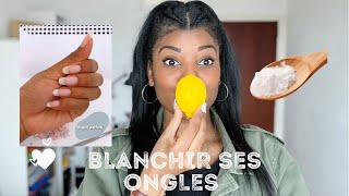 5 ASTUCES POUR BLANCHIR SES ONGLES [upl. by Johiah]