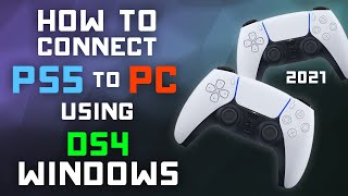 How to Connect PS5 Dualsense Controller to PC with DS4 Windows Driver [upl. by Ingemar919]