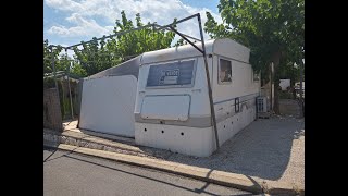 Static Touring Caravan For Sale On Camping Villasol Campsite in Benidorm For £18000 [upl. by Ecilahs607]