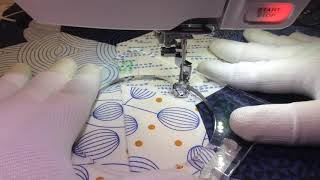 Quilting with Rulers New Janome Foot [upl. by Nawotna]