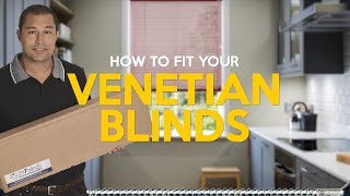 How to fit venetian blinds [upl. by Supple]