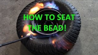 How To Seat The Bead on a Tubeless Tire [upl. by Lesko660]