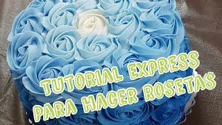 ¿Como hacer rosetas 👩‍🍳 Mini Tutorial Express CON LUDDYS [upl. by Cousins329]