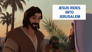 Jesus Rides into Jerusalem Superbook [upl. by Shererd806]