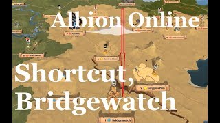 Albion Online  Caerleon to Bridgewatch fast almost safely [upl. by Neibart]