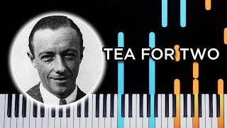 Tea For Two  Jazz Piano Solo Tutorial [upl. by Leid97]