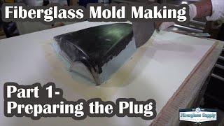 How to Make a Fiberglass Mold from an Existing Part Part 1 Preparing the Plug  Custom CX500 Moto [upl. by Azil]