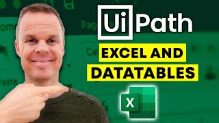 UiPath  How to automate Excel and work with Data Tables  Tutorial [upl. by Fital700]