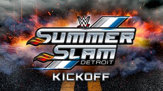 WWE SummerSlam Kickoff Aug 5 2023 [upl. by Aihsemaj]