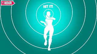 Fortnite HIT IT Emote 1 Hour Version TikTok  Hit The Quan [upl. by Ilwain]