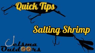 BEST BAIT EVER Salted Shrimp DIY How To [upl. by Nonie]