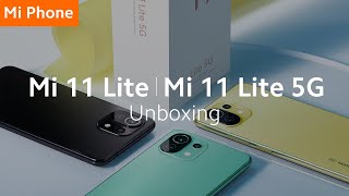 Mi 11 Lite 5G​  ShowYourStyle​ Unboxing [upl. by Buzz]